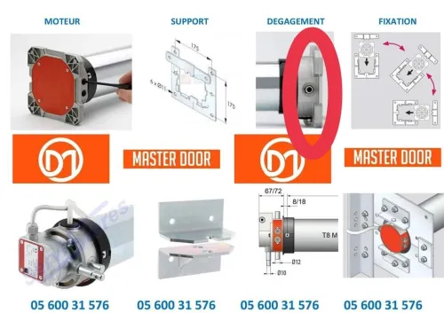 moteur tubulaire pour rideau