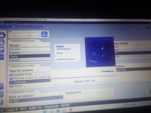 SCANER AUTO TOUS TYPE DE VEICULE ET SUPPRESSION DES ERREURS 