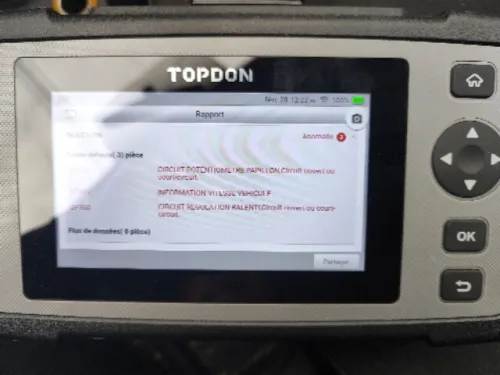 SCANER AUTO TOUS TYPE DE VEICULE ET SUPPRESSION DES ERREURS 