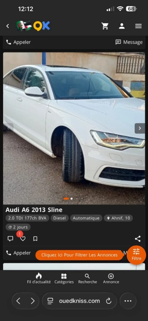 Audi A6 2013 Sline