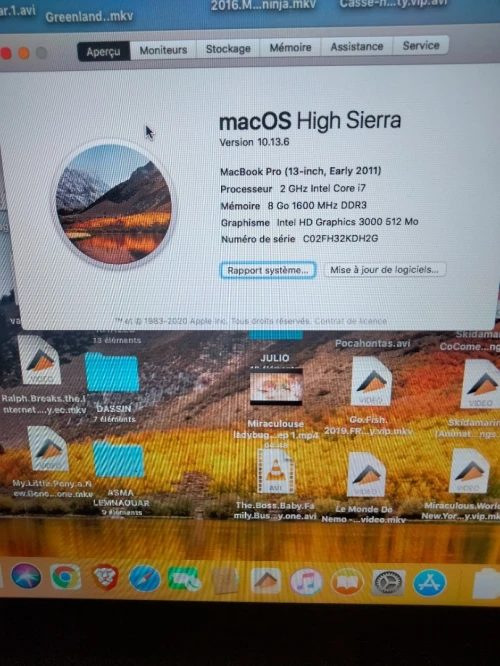 MacBook pro 2011 15" i7