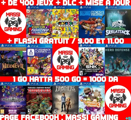 INSTALLATION JEUX DIAL PS4 FLASHÉE 9.X & 11.00 & 12.X & 13.00 (+ FLASH GRATUIT + DLC + MISE A JOUR) -