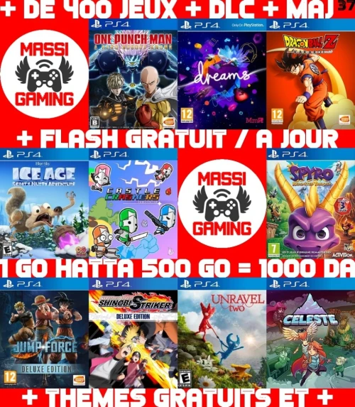 INSTALLATION JEUX DIAL PS4 FLASHÉE 9.X & 11.00 & 12.X & 13.00 (+ FLASH GRATUIT + DLC + MISE A JOUR)