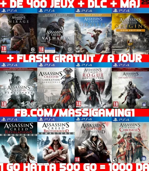 INSTALLATION JEUX DIAL PS4 FLASHÉE 9.X & 11.00 & 12.X & 13.00 (+ FLASH GRATUIT + DLC + MISE A JOUR)