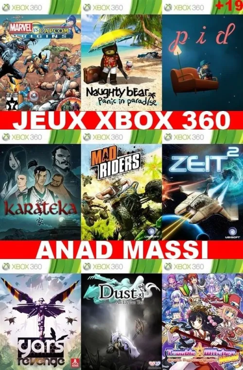 INSTALLATION JEUX XBOX 360 (PRIX CHOC FA DESCRIPTION)