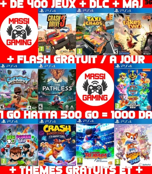 INSTALLATION JEUX DIAL PS4 FLASHÉE 9.X & 11.00 & 12.X & 13.00 (+ FLASH GRATUIT + DLC + MISE A JOUR)