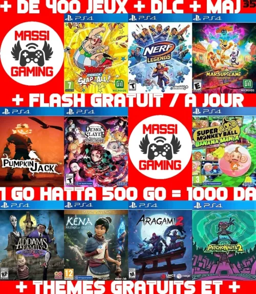 INSTALLATION JEUX DIAL PS4 FLASHÉE 9.X & 11.00 & 12.X & 13.00 (+ FLASH GRATUIT + DLC + MISE A JOUR) **
