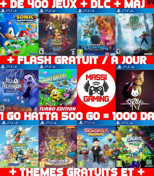 INSTALLATION JEUX DIAL PS4 FLASHÉE 9.X & 11.00 & 12.X & 13.00 (+ FLASH GRATUIT + DLC + MISE A JOUR) --