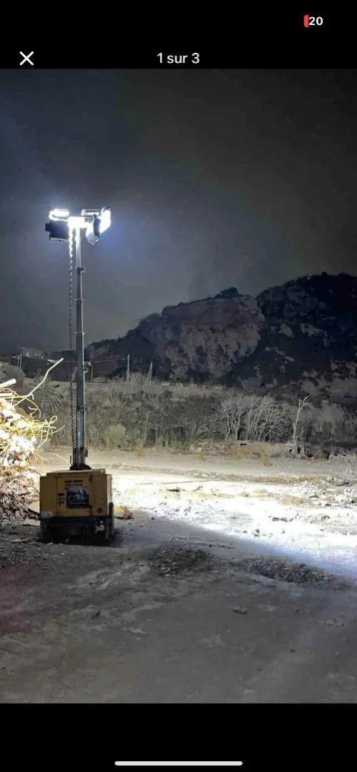 Location Girafe Lumineuse,Projecteur De Chantier