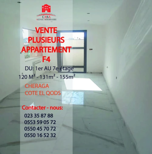 Vente Appartement F4 Alger Cheraga