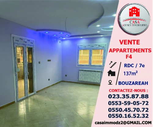 Vente Appartement Alger Bouzareah