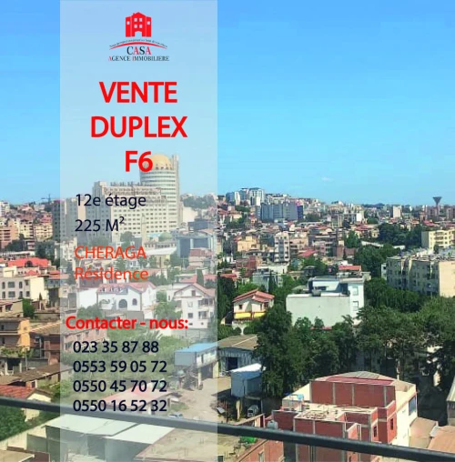 Vente Appartement Duplex F6 Alger Cheraga