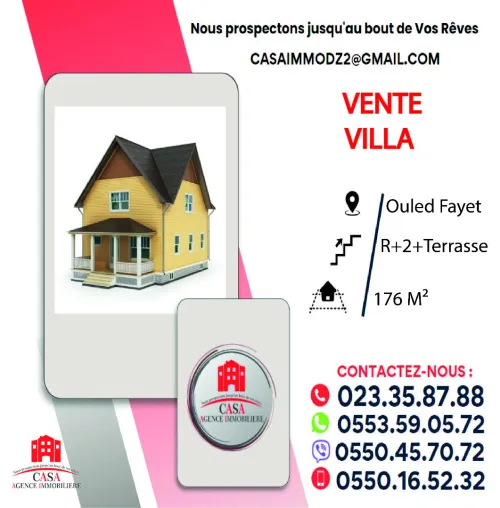 Vente Villa Alger Ouled fayet