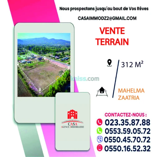 Vente Terrain Alger Mahelma