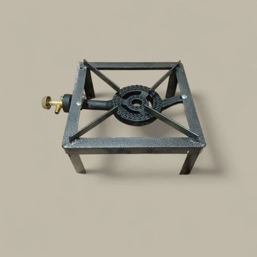 موقد غاز من الحديد الزهر القوي - 24*24 سم - مثالي للمنزل والمطاعم Réchaud à gaz en fonte robuste - 24*24 cm - Idéal pour la maison et la restauration