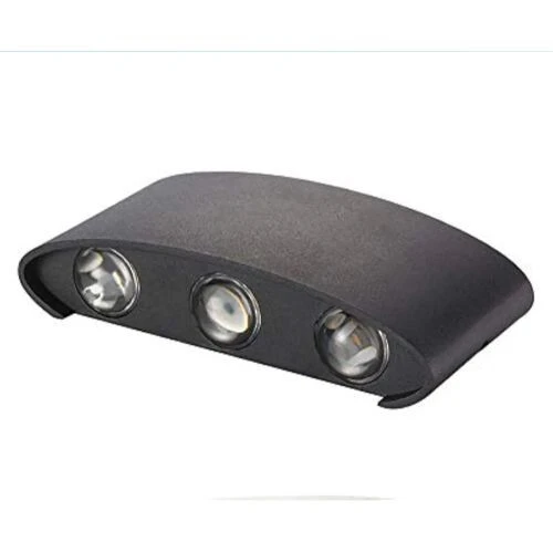 مصباح حائطي LED ديكور خارجي/داخلي - 6 واط - لون أسود Applique murale LED décorative pour intérieur/extérieur - 6W - Noir