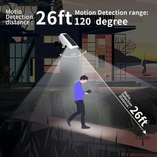 مصباح LED يعمل بالطاقة الشمسية مزود بمستشعر حركة Lampe LED Solaire avec Détecteur de Mouvement