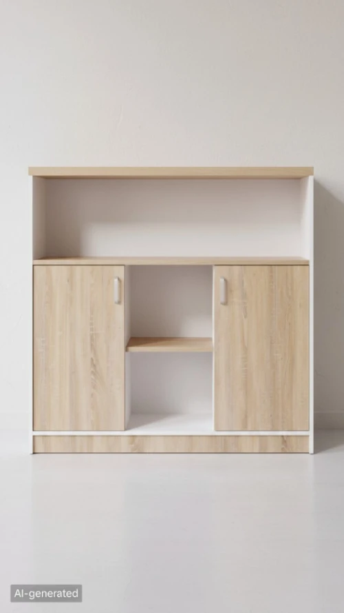 Bahut de Bureau Moderne - Design Épuré & Rangement Optimisé