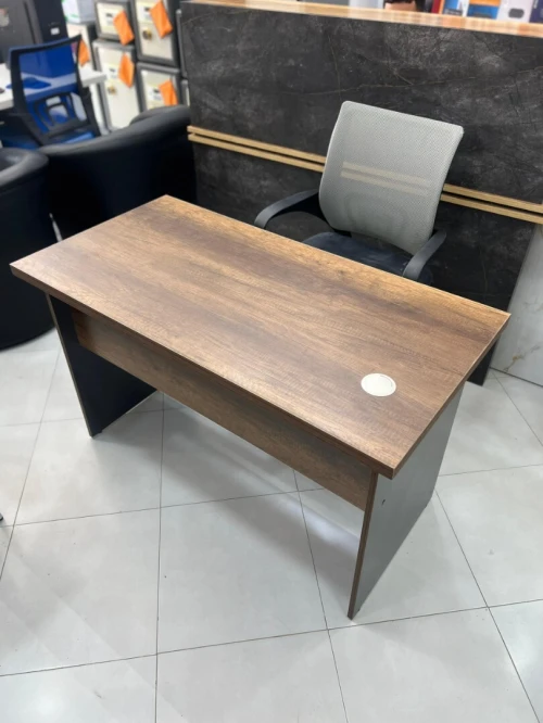 Bureau 1M 2 tiroirs Marron (BK)