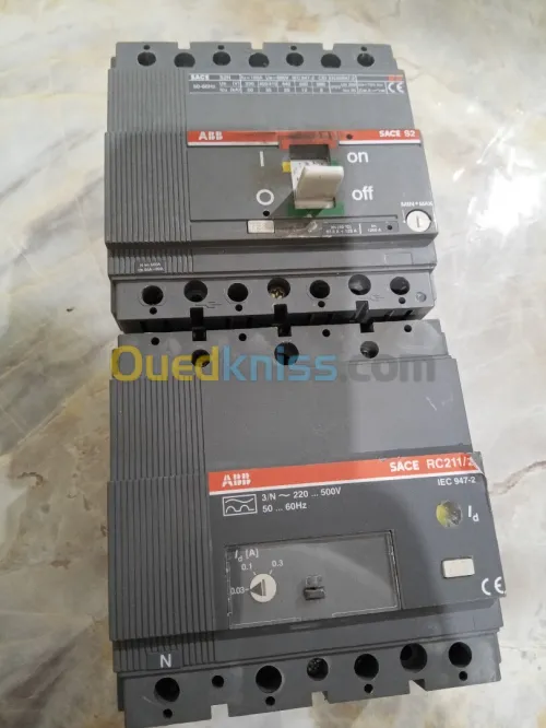 DisjoncteurABB SACE S2 + RC211/2 