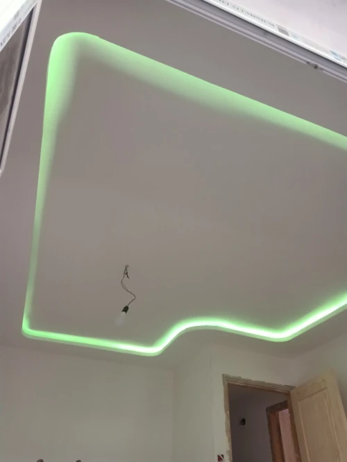 Installation placo plâtre et PVC