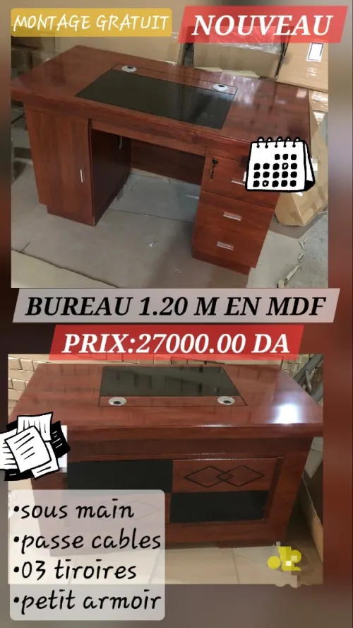 Bureaux,chaise ,table de reunion,fouteil