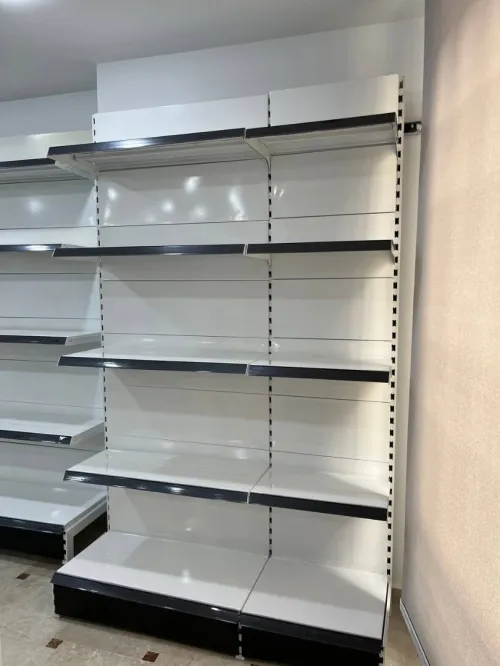 Rayonnage métallique professionnel pour supérettes et grandes surfaces