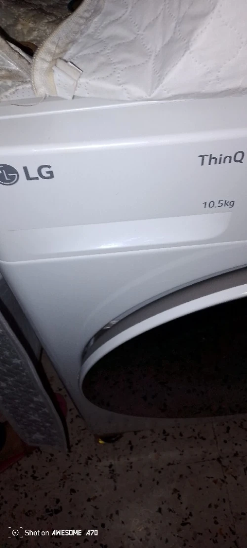 LG Machine à laver F4V5RYP0W 10.5kg A+++ ThinQ Wifi