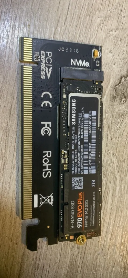 Nvme ssd Samsung 
