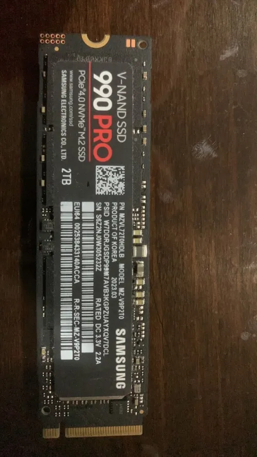 Nvme ssd Samsung 