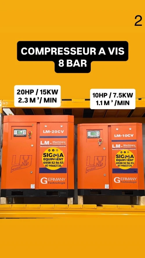COMP A VIS 16BAR 20HP / COMP A VIS 8BAR 10HP 15HP 20HP 30HP 40HP 50HP 100HP
