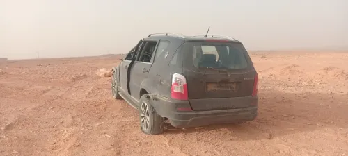 Ssangyong accidenté Accidenté أكسيدونتي 2013 Accidenté أكسيدونتي