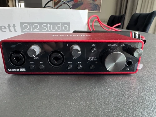 Carte son focusrite (pack)