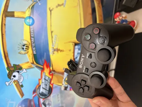 Play3 slim b ticket de garantie flache+20 jeux installé manette jamais utilisé