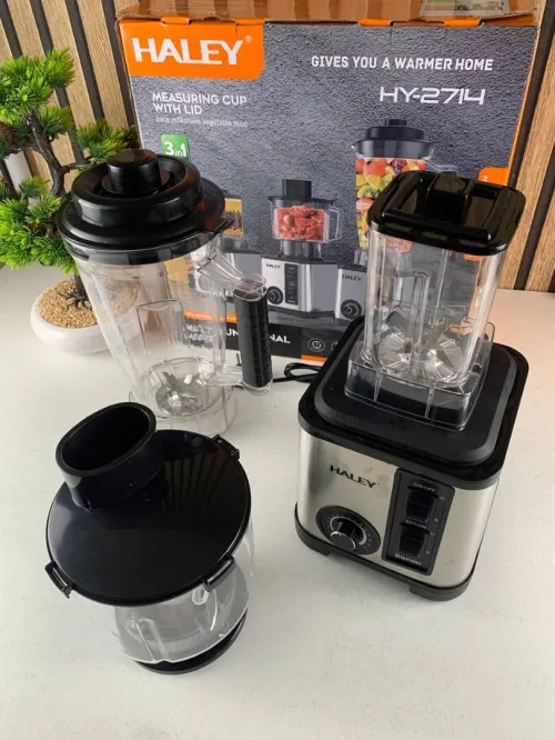 خلاط كهربائي 3 في 1 مع مفرمة ومطحنةBlender Mixeur Electrique 3 En 1