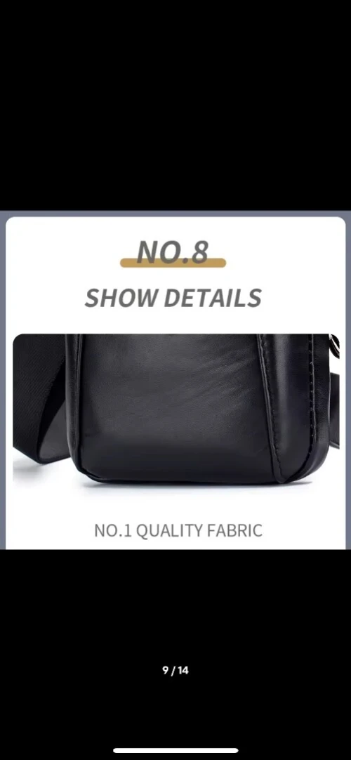 Pochette cuir homme