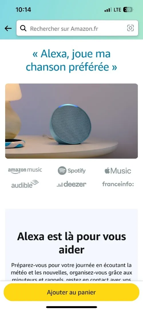 Echo pop Alexa 