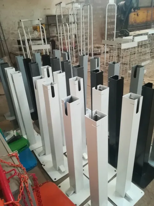 Peinture époxy électrostatique au four 