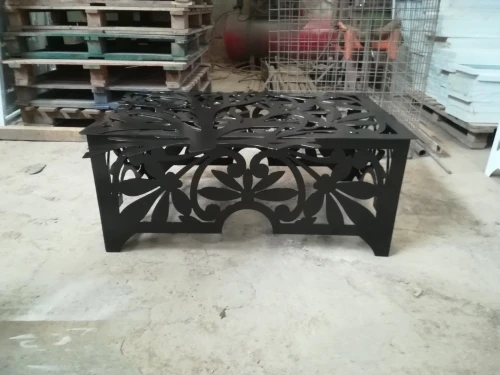 Peinture époxy électrostatique au four 