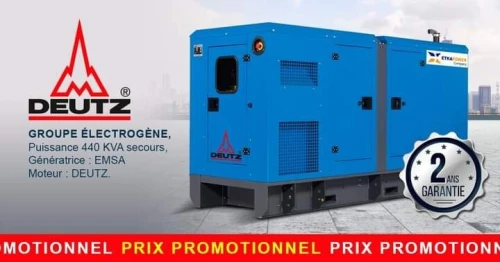 groupe electrogene 440 kva DEUTZ " REMISE -10% "