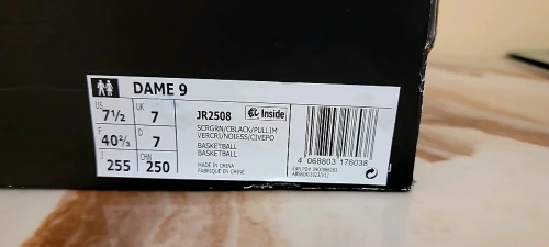 Adidas Dame 9 Originale pointure 42