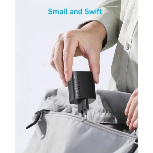 Chargeur Anker 336 67W, PowerIQ , 3 Ports (2 USB-C + 1 USB-A) Pour Smartphone, Tablette et Laptop