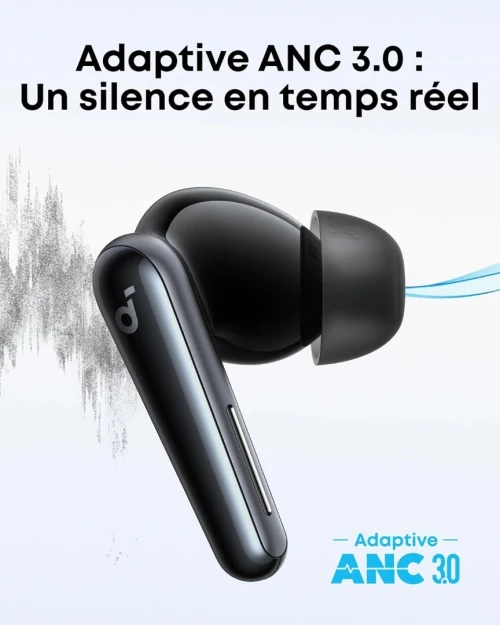 Ecouteurs Anker Liberty 5 sans Fil Bluetooth, Réduction de Bruit, ANC , Charge Rapide , 6 Mics