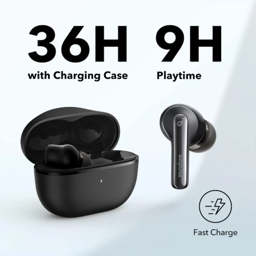 Airpods Anker Life P3i Écouteurs Bluetooth sans Fil Autonomie 36H Charge Rapide Bluetooth 5.2