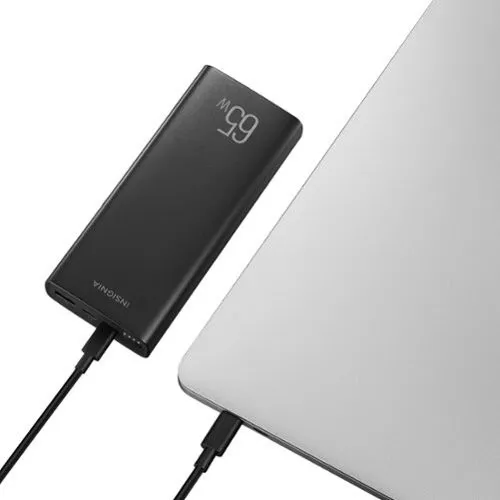 Powerbank Insignia 20000mah 45w / 65w Charge Rapide PD 2 Ports USB-C / 1 Port USB-A / Cable TYPE-C