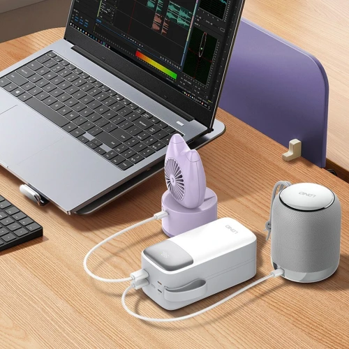 Powerbank Ldnio 50000mah PQ50 22,5W Câbles intégrés: USB-C/Lightning