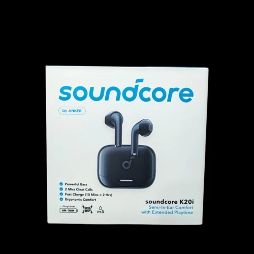 Airpods Soundcore Anker K20i ,36h ,Charge Rapide, 2 micros ENC, IPX5, Bluetooth 5.3