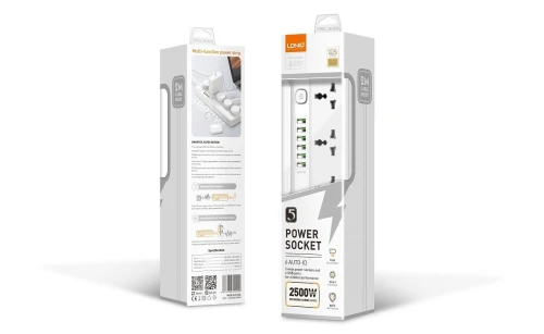 Rallonge Multiprise LDNIO ( SC1418 / SC2413 / SC3301 / SC3412 / SC3416 / SC4407 / SC4408 / SC5319 / SC5614 / SC10610 / SC6403 / SEW3452 / Z4 )