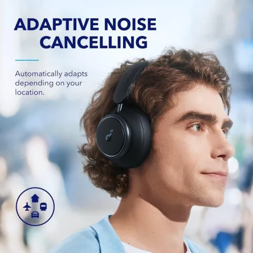 Casque Soundcore Anker Space Q45, Réduction Active du Bruit , 50 Heures , LDAC Hi-Res, Bluetooth 5.3