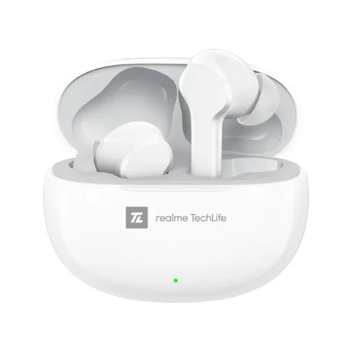 Airpods Realme Buds T100 Écouteurs TWS Bluetooth 5.3, 400mAh/40mAh, IPX5